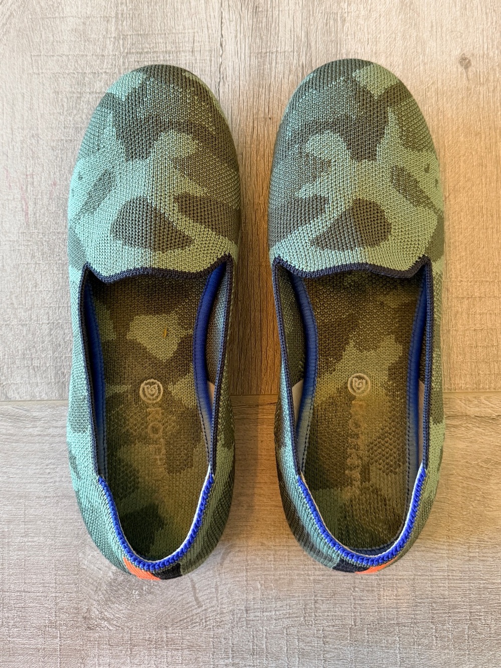 ROTHYS Kids Camo Slip-On Loafers Shoes
